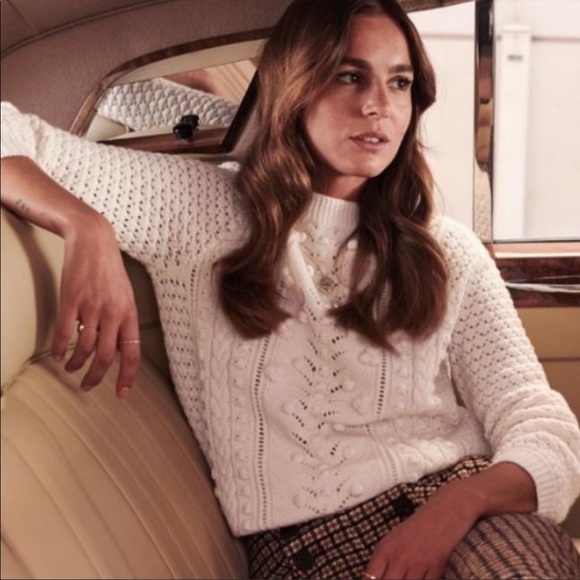Sezane Rob Sweater in Ecru XS - Picture 8 of 8